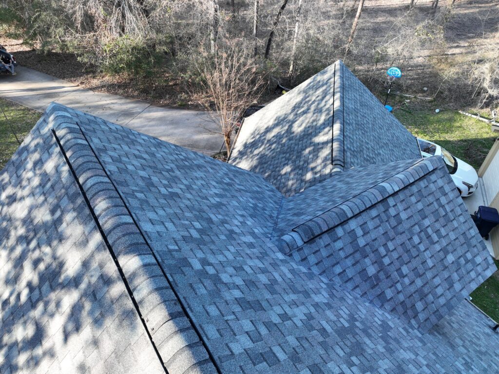 new roof finished close up